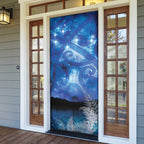 NZ Maori Matariki Scenery Door Cover Galaxy Sky