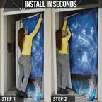 NZ Maori Matariki Scenery Door Cover Galaxy Sky
