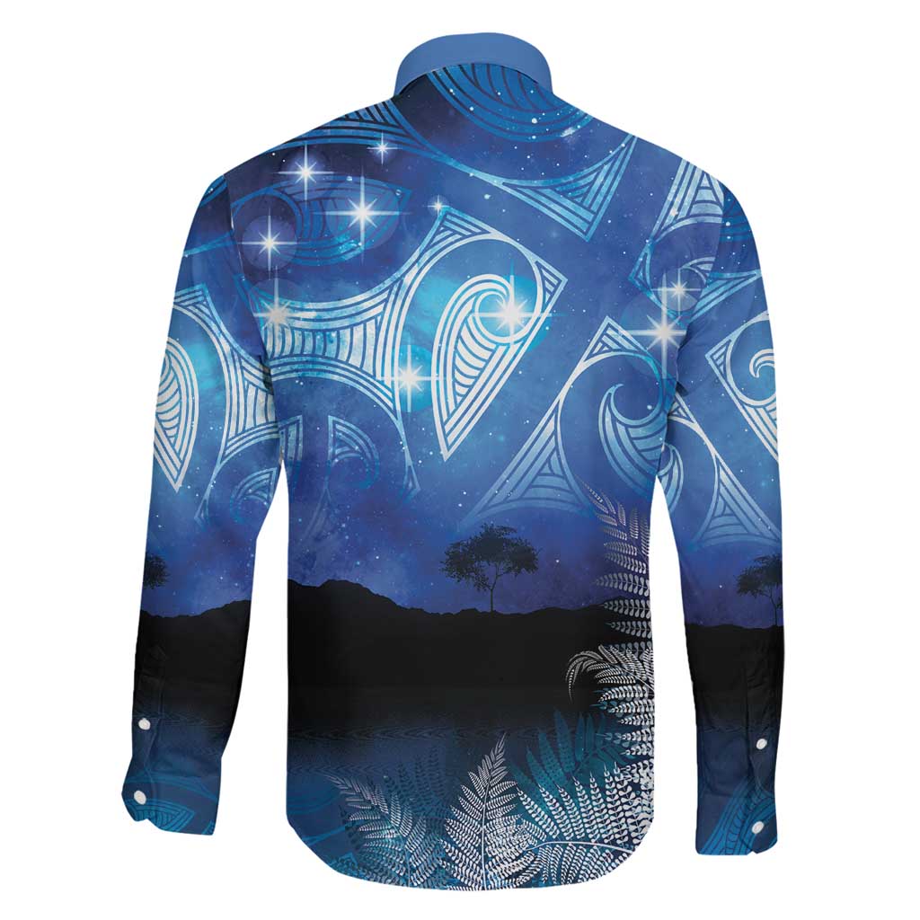 NZ Maori Matariki Scenery Family Matching Mermaid Dress and Hawaiian Shirt Galaxy Sky
