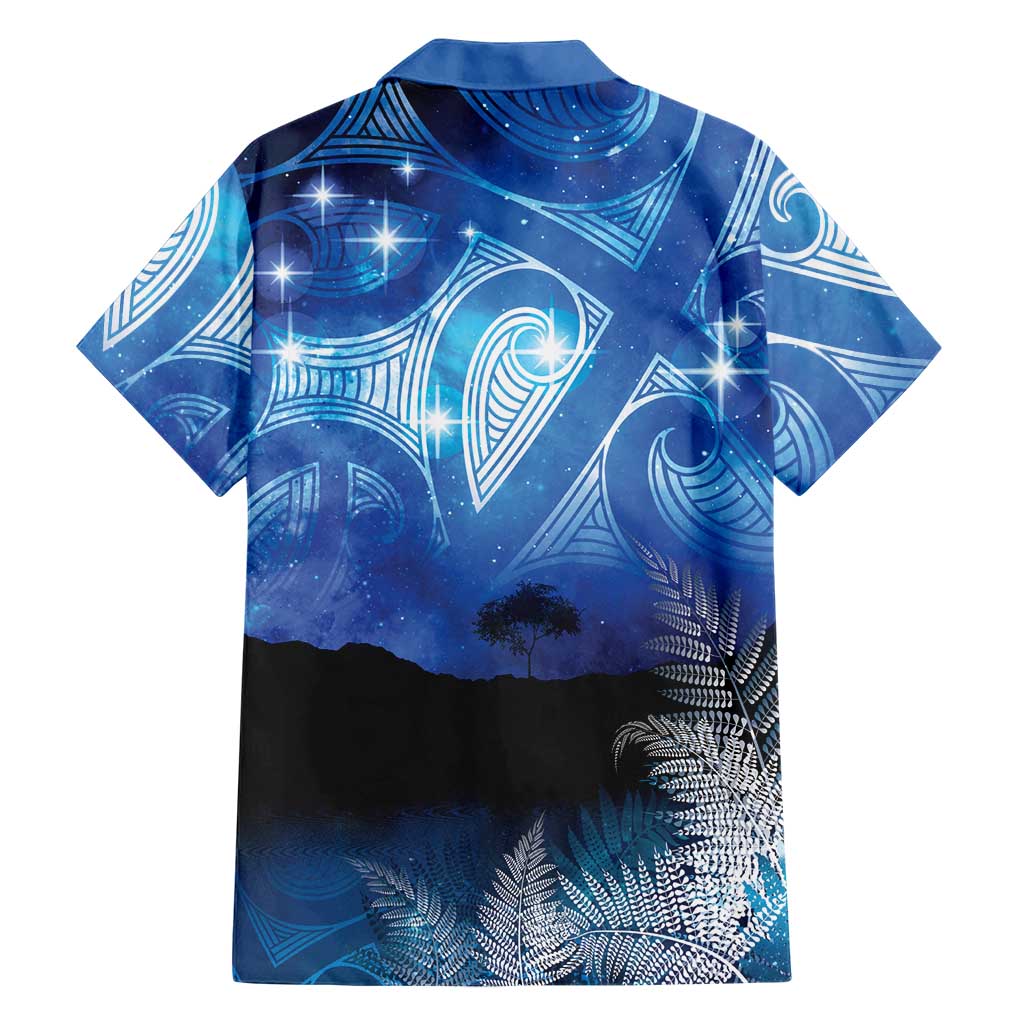 NZ Maori Matariki Scenery Family Matching Summer Maxi Dress and Hawaiian Shirt Galaxy Sky