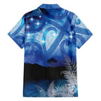 NZ Maori Matariki Scenery Family Matching Summer Maxi Dress and Hawaiian Shirt Galaxy Sky