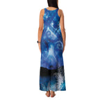 NZ Maori Matariki Scenery Family Matching Tank Maxi Dress and Hawaiian Shirt Galaxy Sky