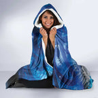 NZ Maori Matariki Scenery Hooded Blanket Galaxy Sky