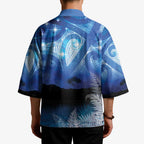 NZ Maori Matariki Scenery Kimono Galaxy Sky