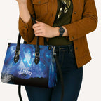 NZ Maori Matariki Scenery Leather Bag Galaxy Sky