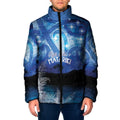 NZ Maori Matariki Scenery Padded Jacket Galaxy Sky