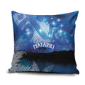 NZ Maori Matariki Scenery Pillow Cover Galaxy Sky
