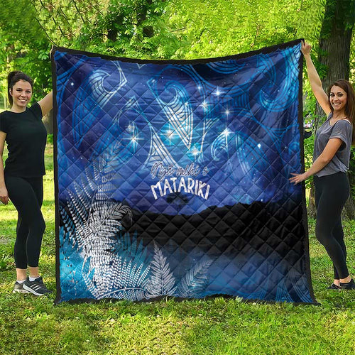 NZ Maori Matariki Scenery Quilt Galaxy Sky