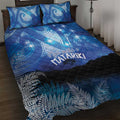 NZ Maori Matariki Scenery Quilt Bed Set Galaxy Sky