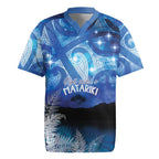 NZ Maori Matariki Scenery Rugby Jersey Galaxy Sky