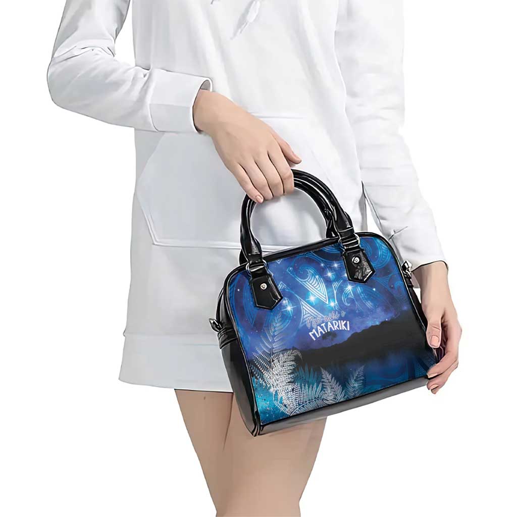 NZ Maori Matariki Scenery Shoulder Handbag Galaxy Sky