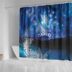 NZ Maori Matariki Scenery Shower Curtain Galaxy Sky