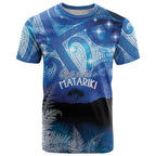 NZ Maori Matariki Scenery T Shirt Galaxy Sky