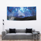 NZ Maori Matariki Scenery Tapestry Galaxy Sky