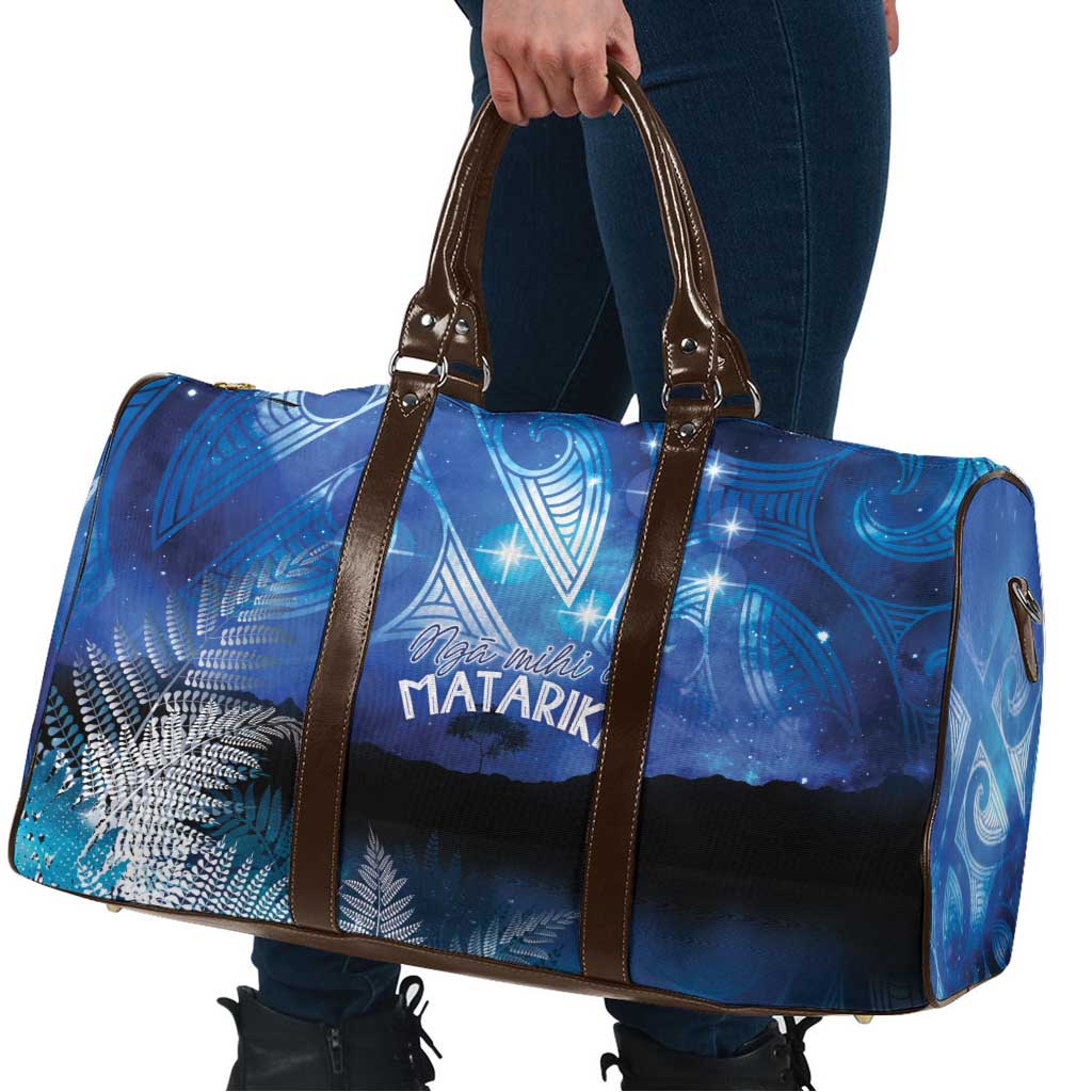 NZ Maori Matariki Scenery Travel Bag Galaxy Sky