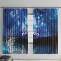NZ Maori Matariki Scenery Window Curtain Galaxy Sky