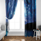 NZ Maori Matariki Scenery Window Curtain Galaxy Sky