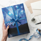 NZ Maori Matariki Scenery Wrapping Paper Galaxy Sky