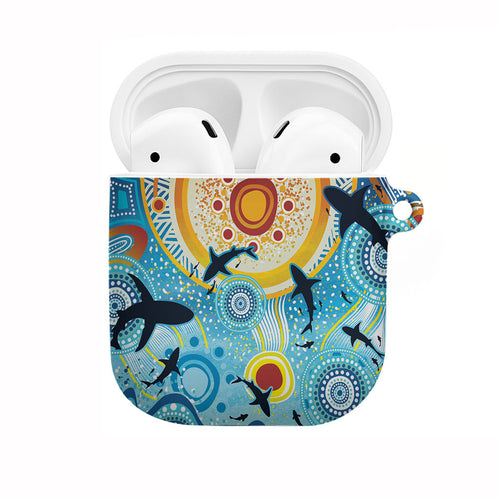 World Ocean Day Aboriginal Arts Indigenous AirPods Case Dancing Under Moonlight
