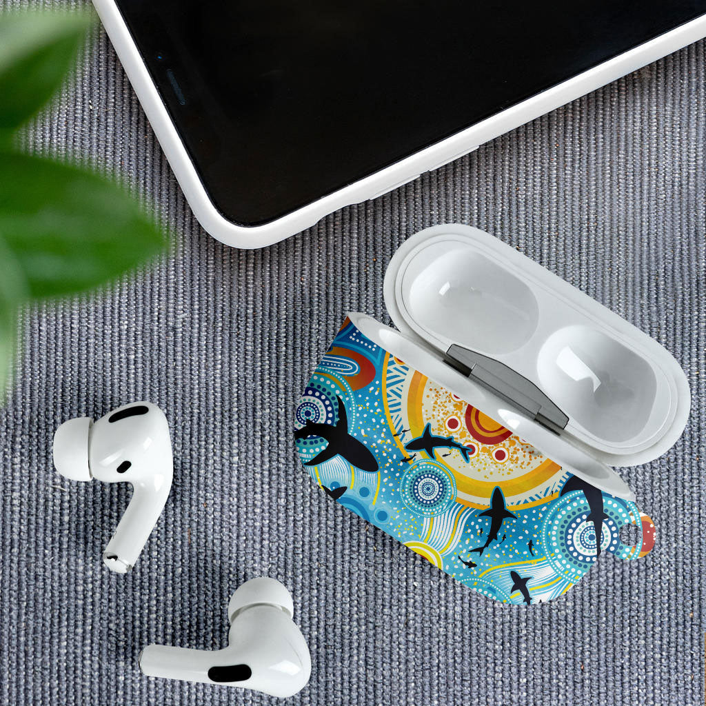 World Ocean Day Aboriginal Arts Indigenous AirPods Case Dancing Under Moonlight