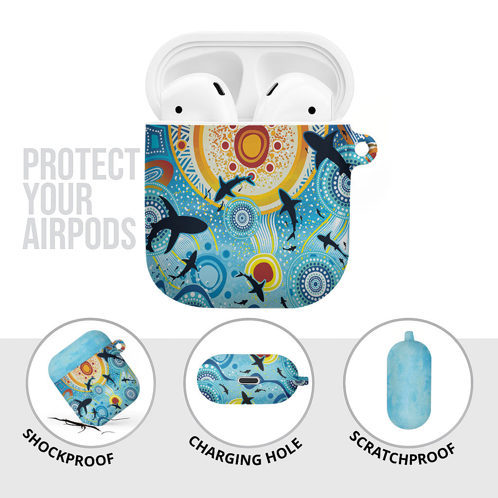 World Ocean Day Aboriginal Arts Indigenous AirPods Case Dancing Under Moonlight