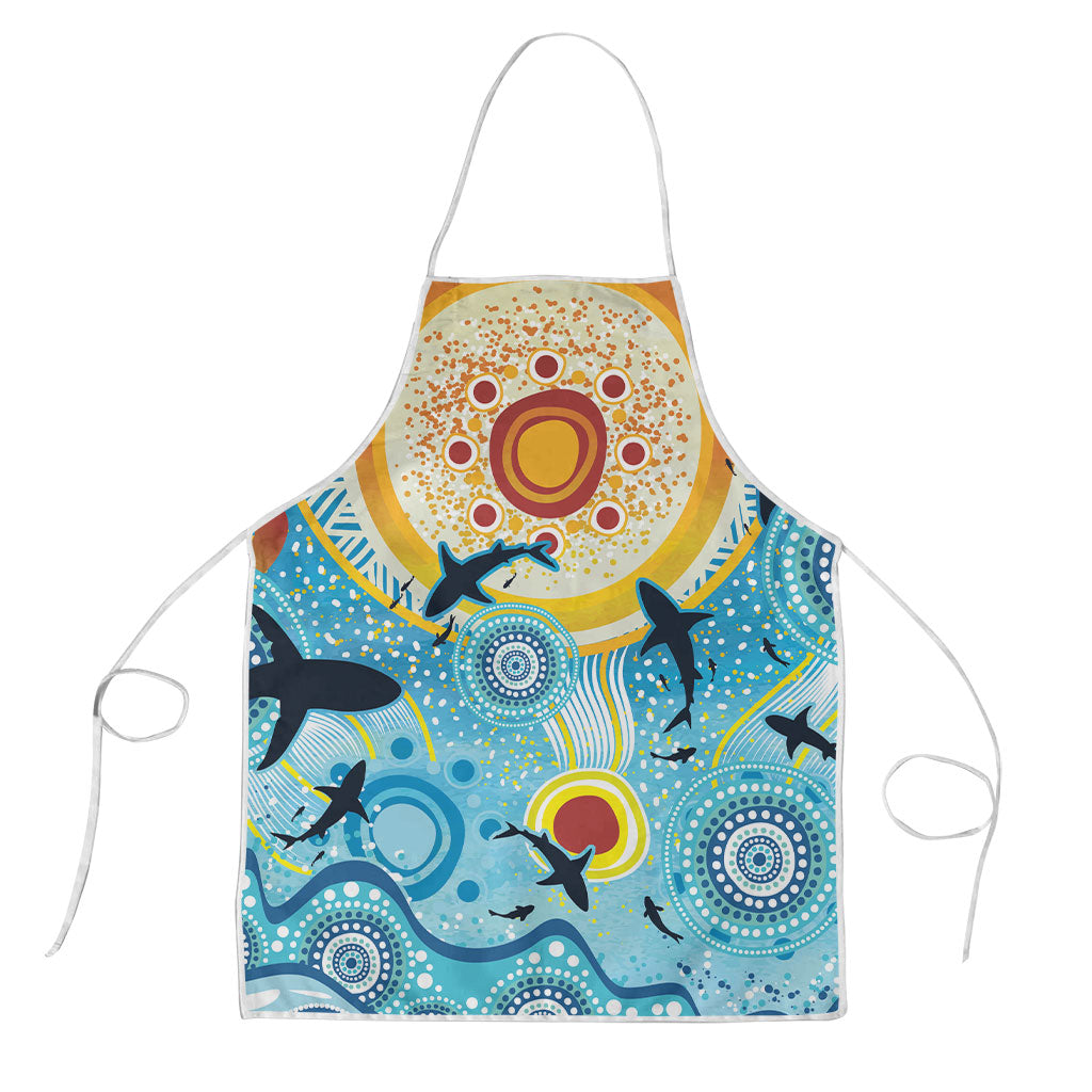 World Ocean Day Aboriginal Arts Indigenous Apron Dancing Under Moonlight