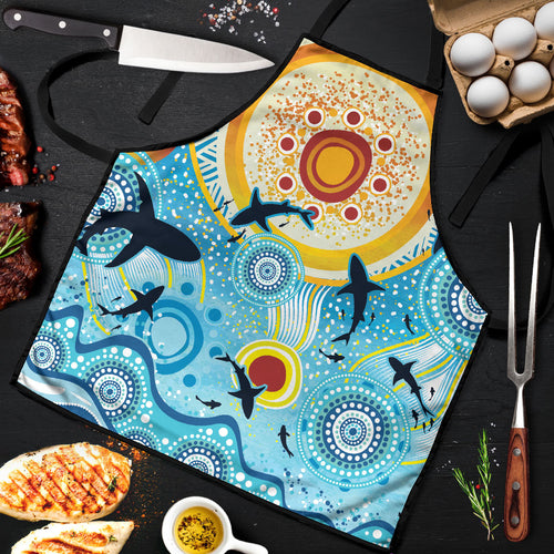 World Ocean Day Aboriginal Arts Indigenous Apron Dancing Under Moonlight