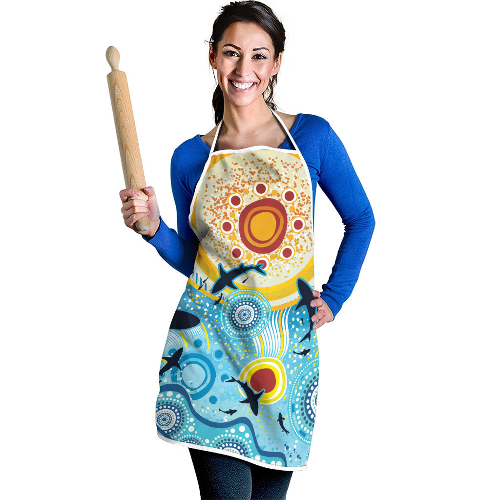 World Ocean Day Aboriginal Arts Indigenous Apron Dancing Under Moonlight