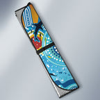 World Ocean Day Aboriginal Arts Indigenous Auto Sun Shade Dancing Under Moonlight