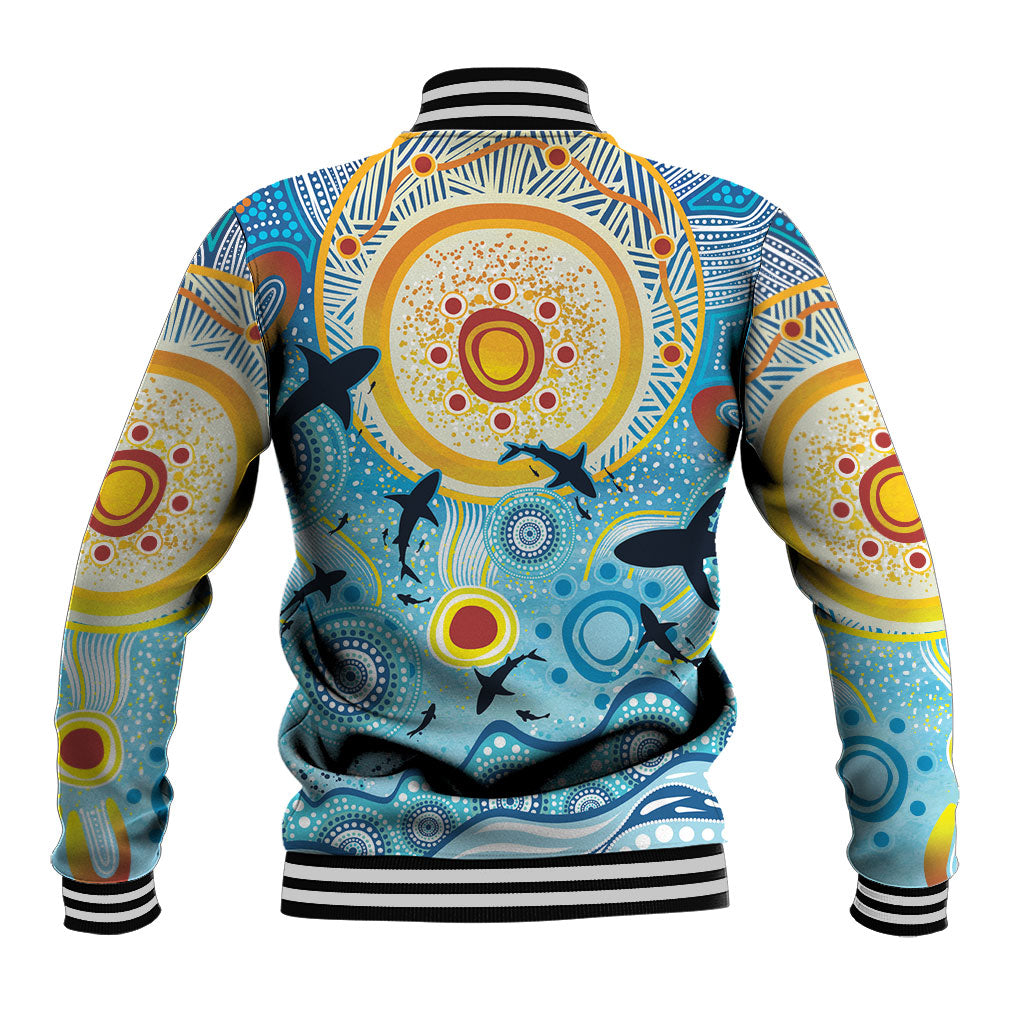 World Ocean Day Aboriginal Arts Indigenous Baseball Jacket Dancing Under Moonlight