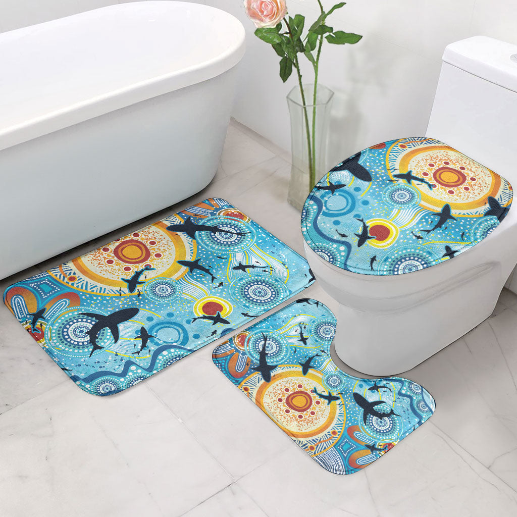 World Ocean Day Aboriginal Arts Indigenous Bathroom Set Dancing Under Moonlight