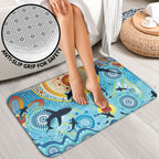 World Ocean Day Aboriginal Arts Indigenous Bathroom Set Dancing Under Moonlight