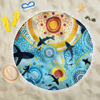 World Ocean Day Aboriginal Arts Indigenous Beach Blanket Dancing Under Moonlight