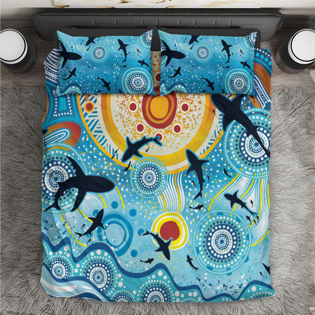 World Ocean Day Aboriginal Arts Indigenous Bedding Set Dancing Under Moonlight