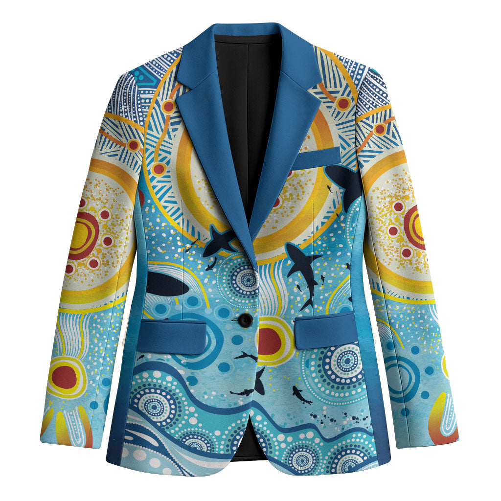 World Ocean Day Aboriginal Arts Indigenous Blazer Dancing Under Moonlight