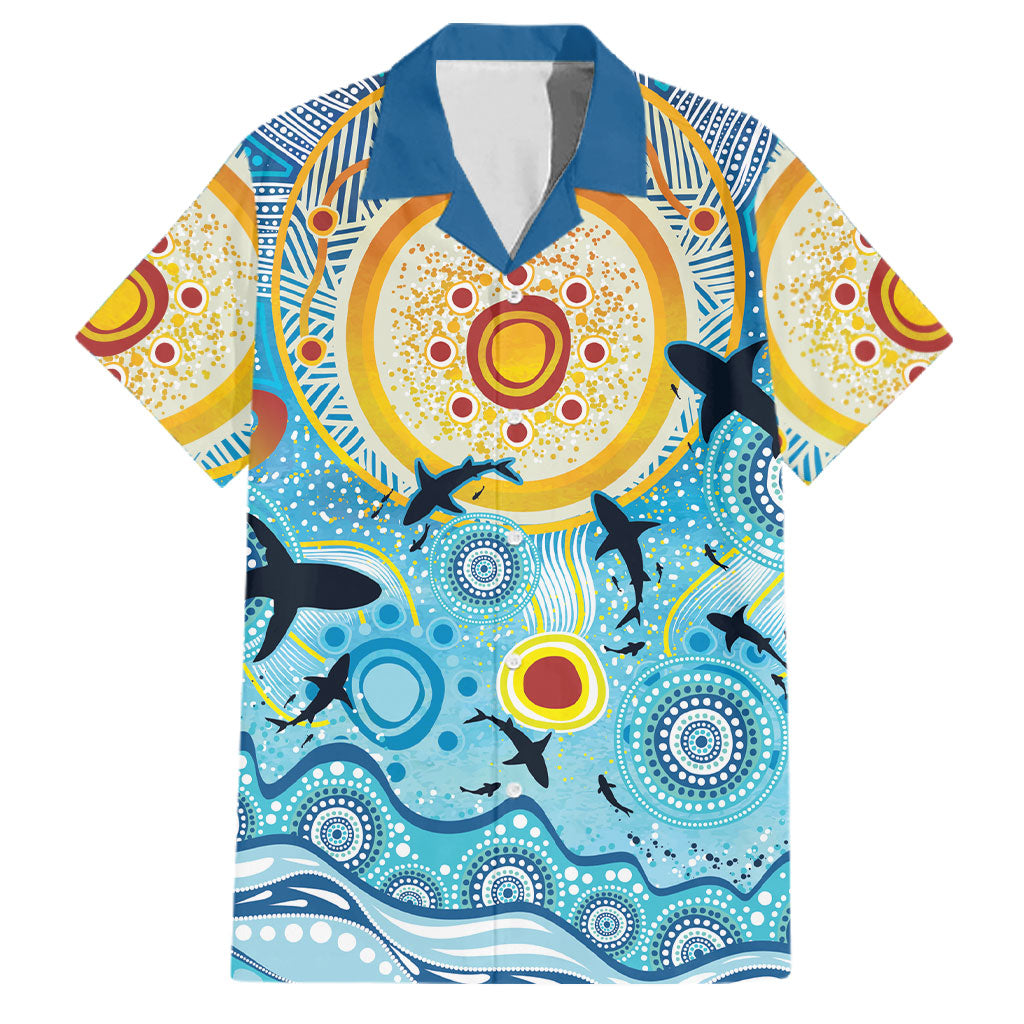 World Ocean Day Aboriginal Arts Indigenous Family Matching Tank Maxi Dress and Hawaiian Shirt Dancing Under Moonlight