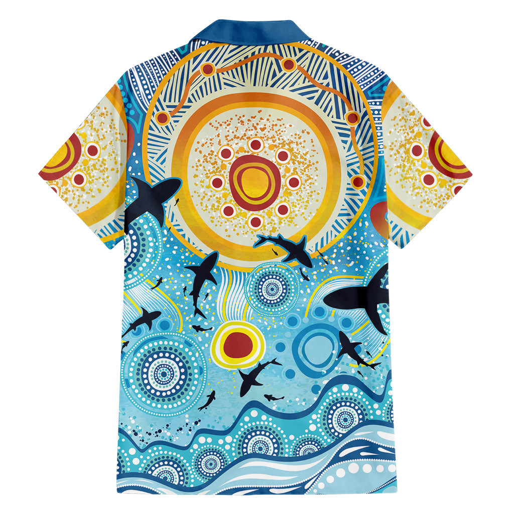 World Ocean Day Aboriginal Arts Indigenous Hawaiian Shirt Dancing Under Moonlight