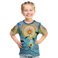 World Ocean Day Aboriginal Arts Indigenous Kid T Shirt Dancing Under Moonlight
