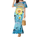 World Ocean Day Aboriginal Arts Indigenous Mermaid Dress Dancing Under Moonlight