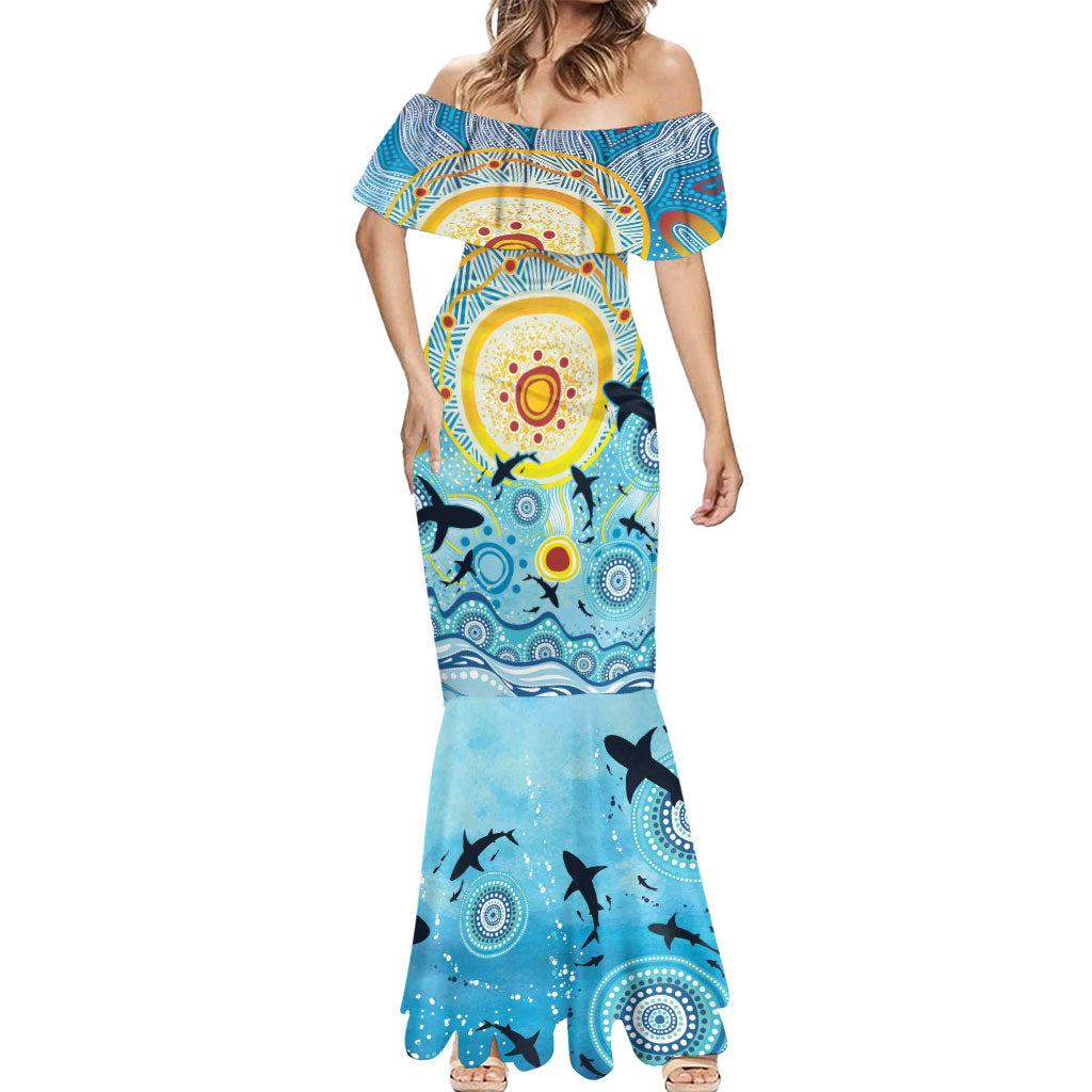 World Ocean Day Aboriginal Arts Indigenous Mermaid Dress Dancing Under Moonlight