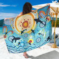 World Ocean Day Aboriginal Arts Indigenous Sarong Dancing Under Moonlight