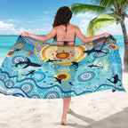World Ocean Day Aboriginal Arts Indigenous Sarong Dancing Under Moonlight