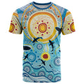 World Ocean Day Aboriginal Arts Indigenous T Shirt Dancing Under Moonlight