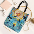 World Ocean Day Aboriginal Arts Indigenous Tote Bag Dancing Under Moonlight