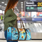 World Ocean Day Aboriginal Arts Indigenous Travel Bag Dancing Under Moonlight