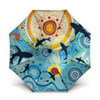 World Ocean Day Aboriginal Arts Indigenous Umbrella Dancing Under Moonlight
