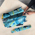 World Ocean Day Aboriginal Arts Indigenous Umbrella Dancing Under Moonlight