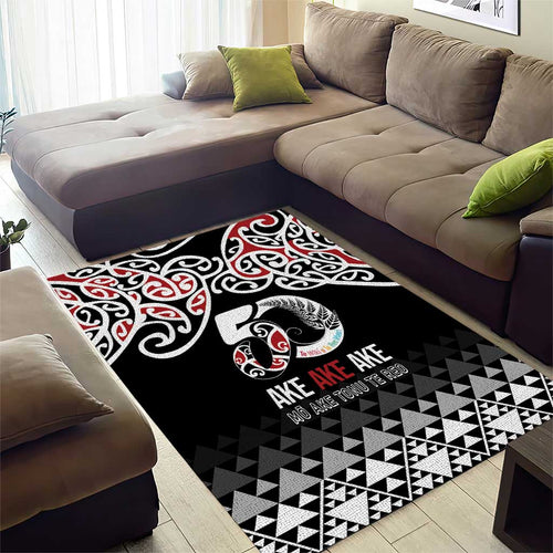 Kia Kaha Te Reo Maori Area Rug 50 Years Mo Ake Tonu Te Reo - Aussie Hoodie