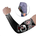 Kia Kaha Te Reo Maori Arm Sleeves 50 Years Mo Ake Tonu Te Reo - Aussie Hoodie