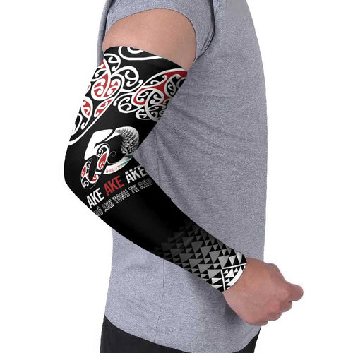 Kia Kaha Te Reo Maori Arm Sleeves 50 Years Mo Ake Tonu Te Reo - Aussie Hoodie